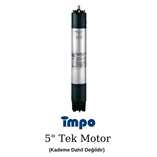 İmpo 5'' Dalgıç Pompa Motoru - 10 Hp - 7,5 kW - 380 V