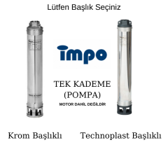 İmpo 4'' SK 401/26 Tek Dalgıç Pompa - 1 Hp